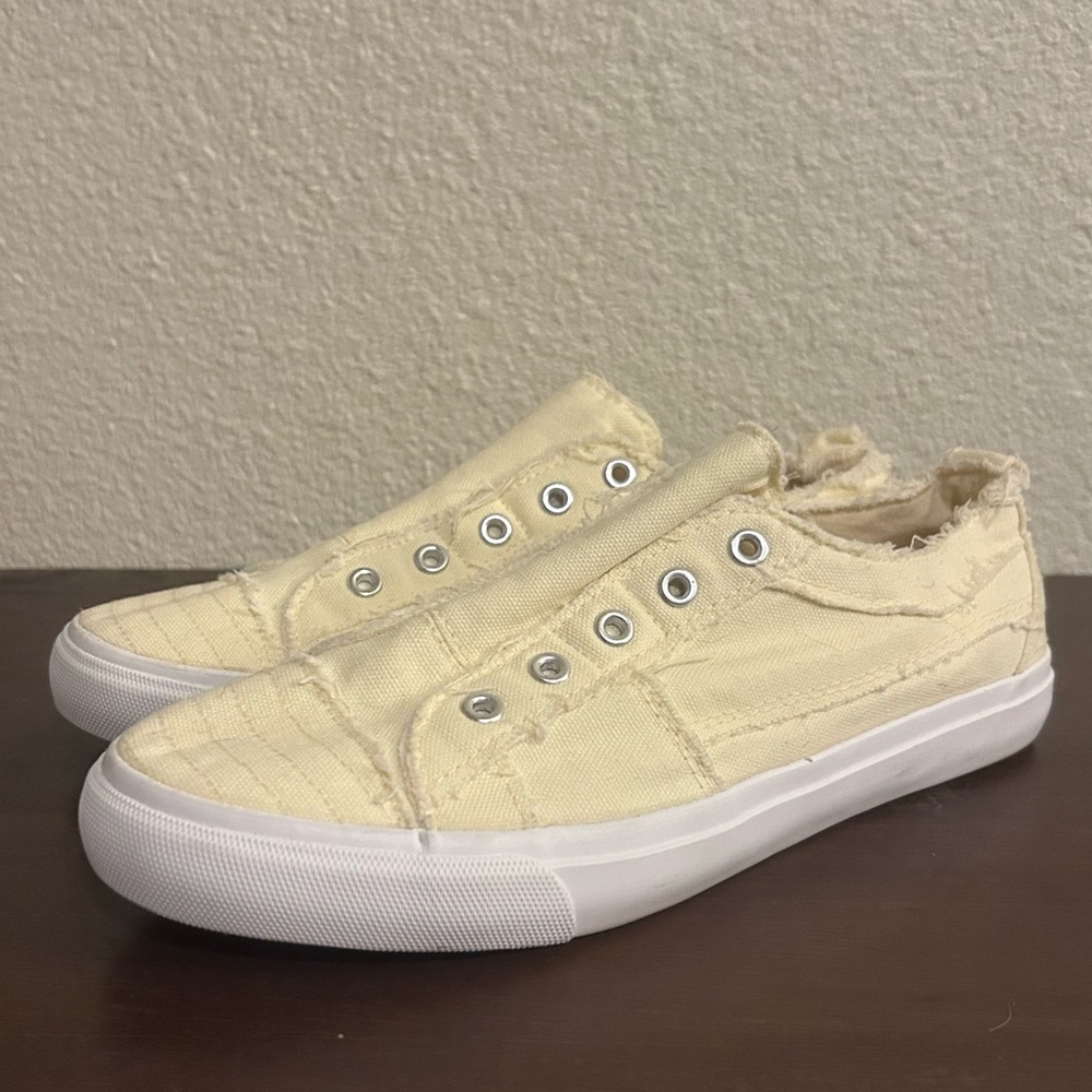 Yellow Corky’s Slip On Sneakers